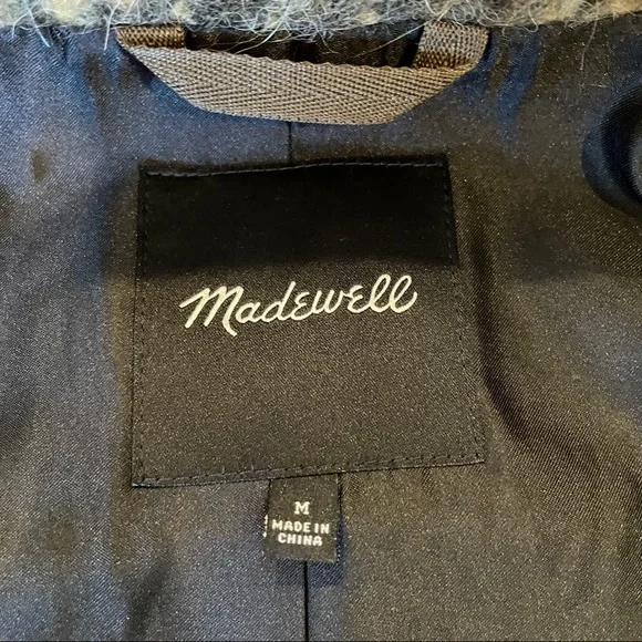 Madewell Kenwick Jacket in Plaid Brown Tan Size Medium - Picture 7 of 12